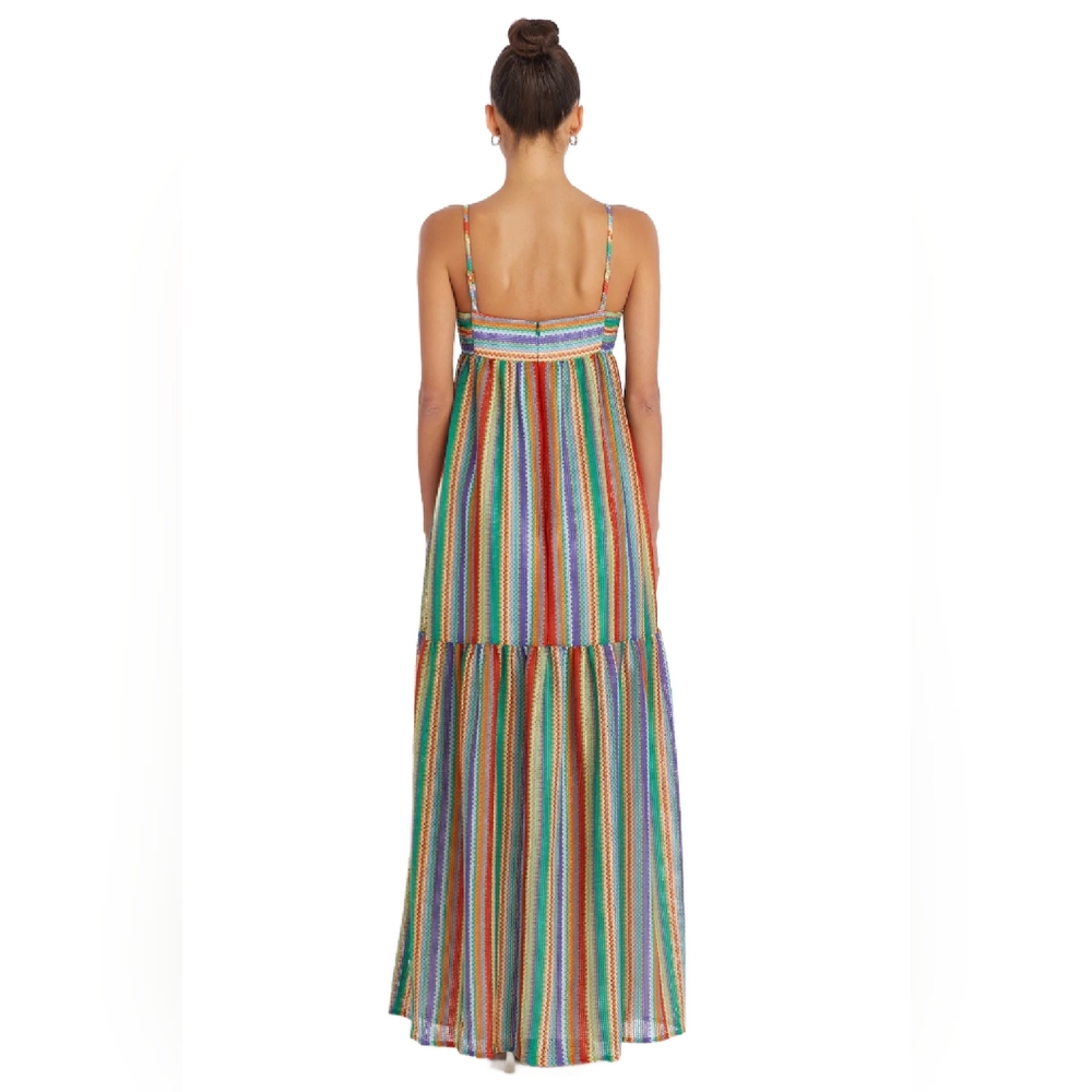 NEW Amanda Uprichard Sima Maxi Dress — Size Large - Picture 10 of 12